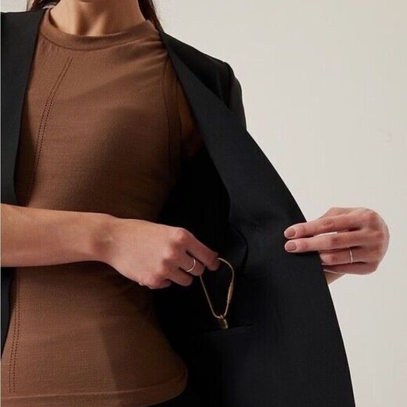ATHLETA Avenues Blazer, Black, Size 24 - Picture 5 of 14